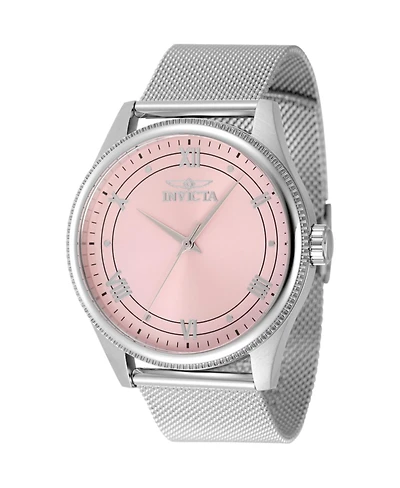 Invicta Men's 48485 Celestial Quartz 3 Hand Pink Dial Watch