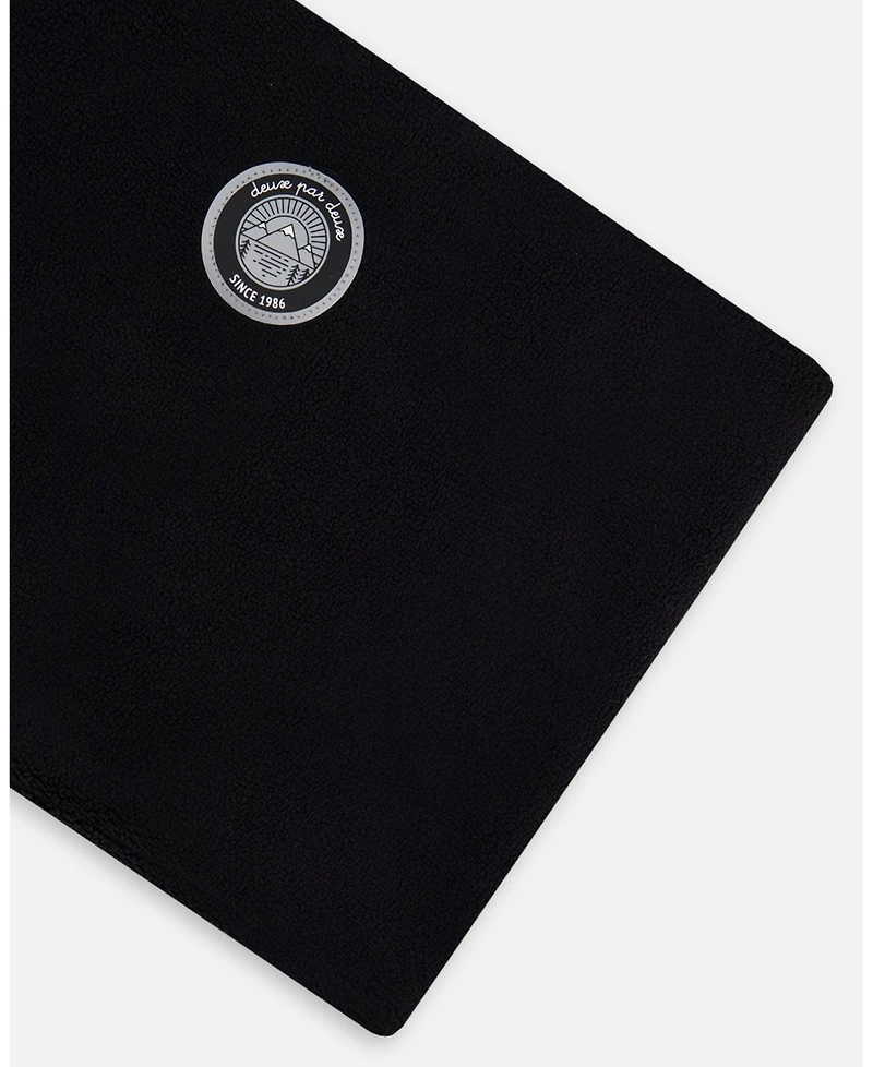 Deux par Kids Unisex Polar Fleece Neckwarmer Black - Toddler|Child