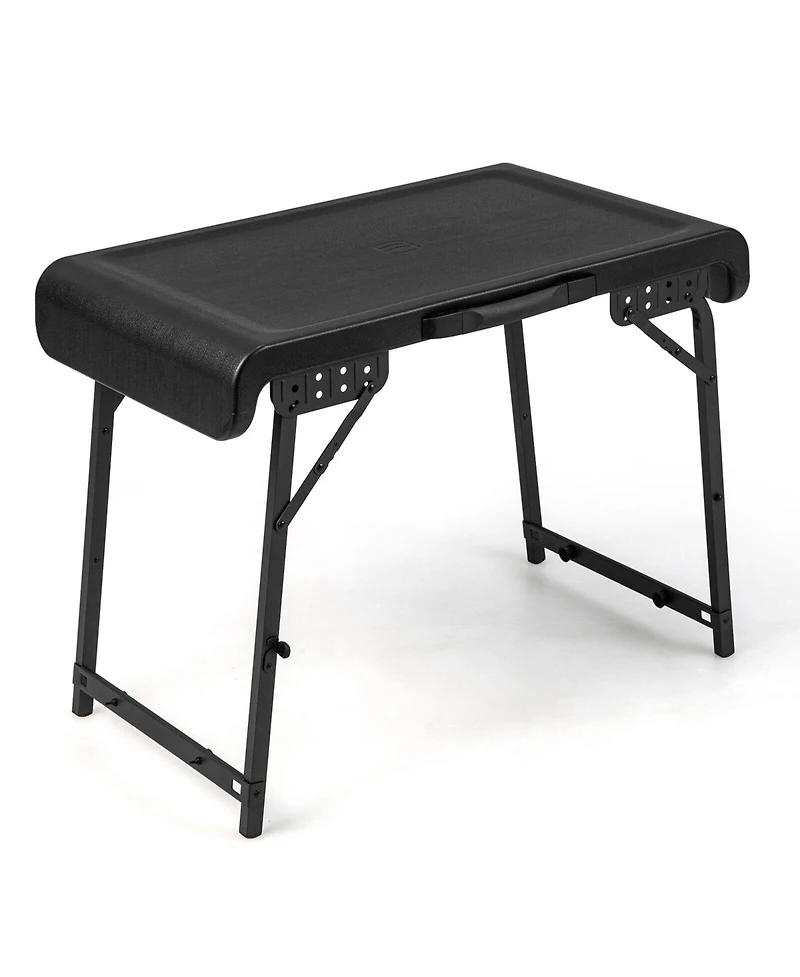 Akiudex 3-Piece Folding Camping Table and Led Stool Set
