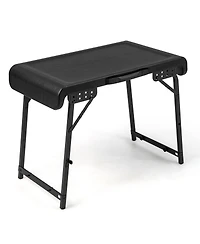 Akiudex 3-Piece Folding Camping Table and Led Stool Set