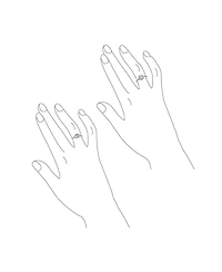 Bling Jewelry 2-Pc. Sterling Silver Cz Promise Rings in Silver or Rose Gold with Cushion-Cut Solitaire & Pave Band