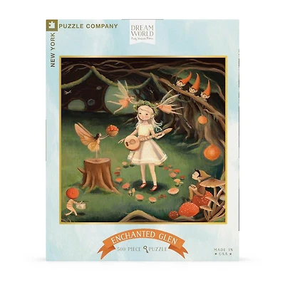 New York Puzzle Company Enchanted Glen 500 Piece Puzzle