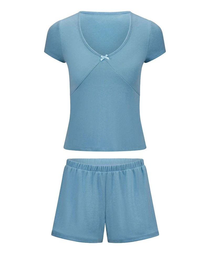 Adore Me Eloise Women's Plus-Size Short Pajama Set