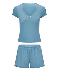 Adore Me Eloise Women's Plus-Size Short Pajama Set