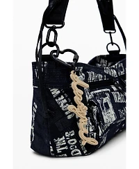 Desigual Women's Medium newspaper handbag