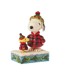 Jim Shore Snoopy and Woodstock Puffer Figurine