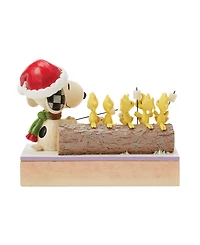 Jim Shore Snoopy and Woodstock Roasting Figurine