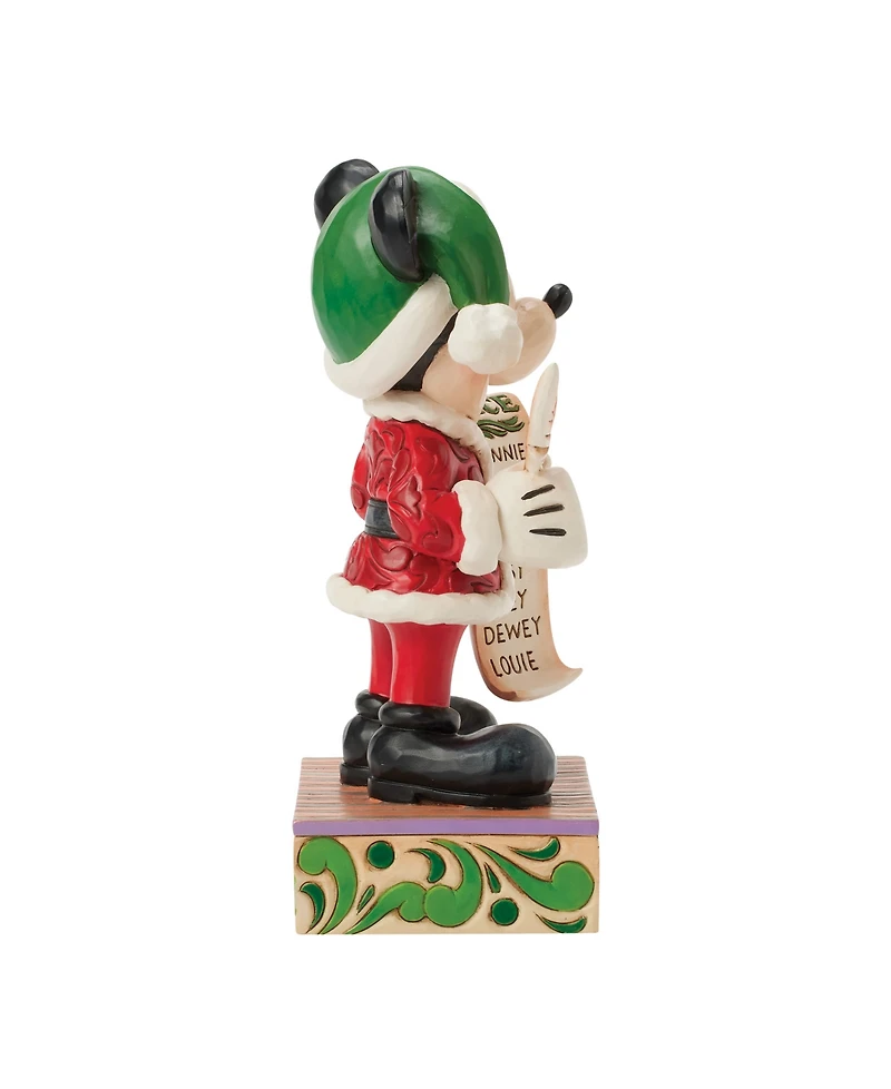 Jim Shore Santa Mickey with List Figurine