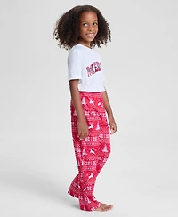 Holiday Lane Kids 2T-16 Deer Fair Isle Fleece Pajama Pants, Macy's Exclusive