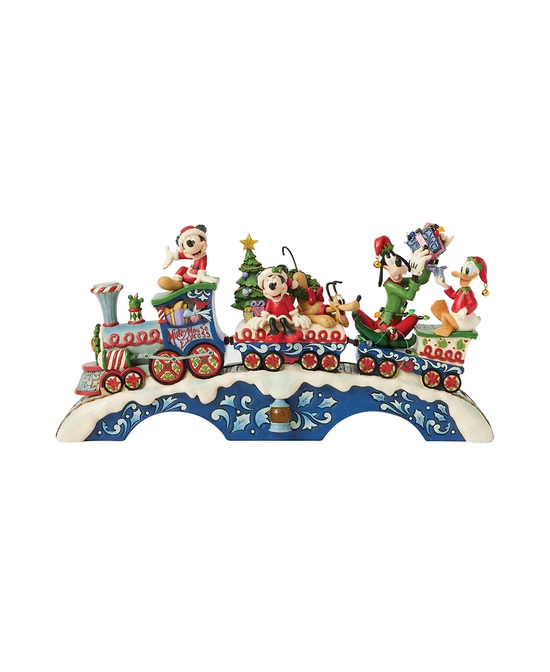 Jim Shore Mickey and Friends Train Figurine