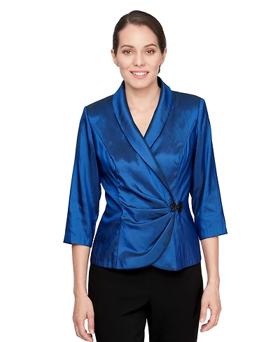 Alex Evenings Women's Collar and Decorative Top