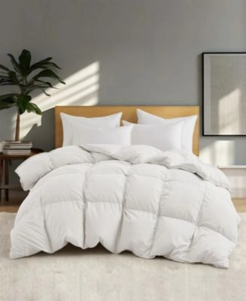 Unikome Heavyweight White Goose Feather Fiber Comforter