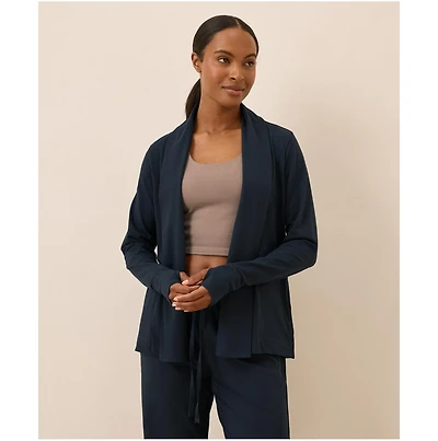 Pact Luxe Stretch Jersey Swing Cardigan