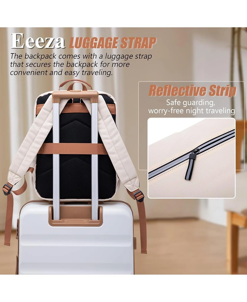 Laptop Backpack, Durable Lightweight Travel Backpack Featuring Spacious Main Laptop Compartment, Functionality for Travel, School, Daily Use