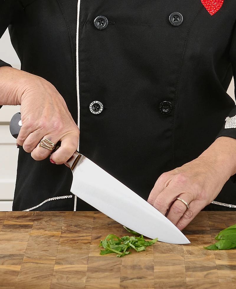 Cat Cora Cutlery-Pro 3-Piece Triple-Rivet Handle Forged Chefs Knives Set