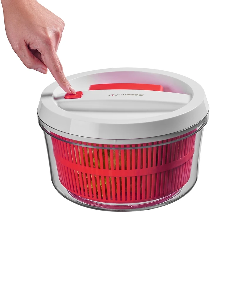 Cat Cora Cutlery-Pro 4.7-Quart Quickspin Salad Spinner