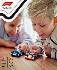 Lego City F1 Williams Racing and Haas F1 Race Cars Building Toy 60464, 92 Pieces