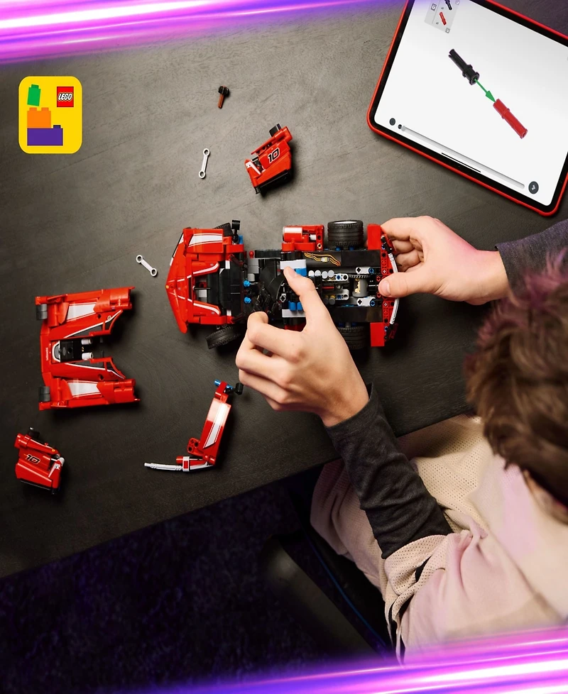 Lego Technic Ferrari Fxx K Kids Toy Car 42212, 897 Pieces
