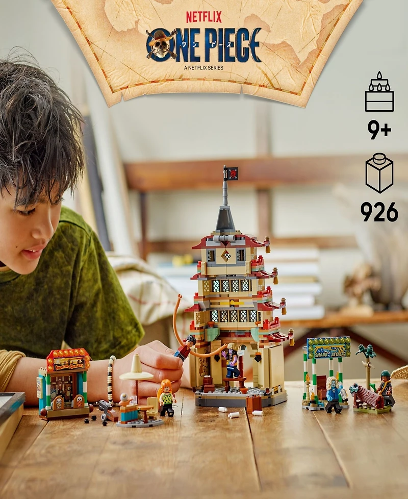 Lego One Piece Battle at Arlong Park Kids Toy 75638, 926 Pieces