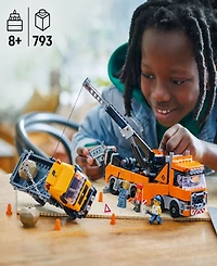 Lego City Heavy-Duty Recovery Tow Truck with Crane 60467 Toy Building Set, 793 Pieces