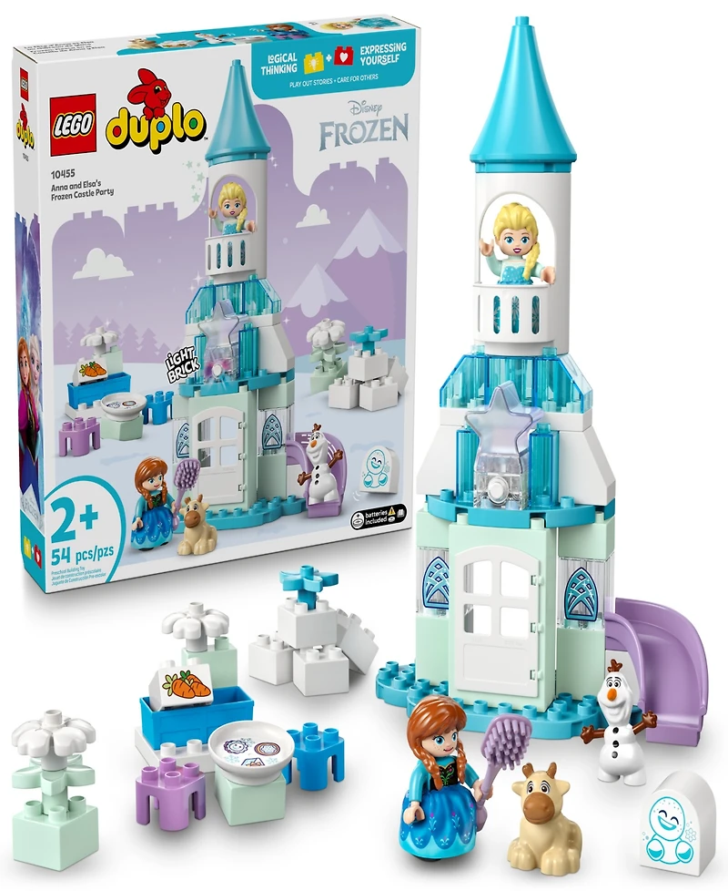 Lego Duplo Disney Anna and Elsa's Frozen Castle Party 10455 Toy Building Set, 54 Pieces