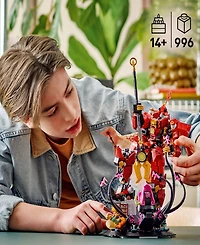 Lego Ninjago the Fire Knight Mech 71846 Toy Building Set, 996 Pieces