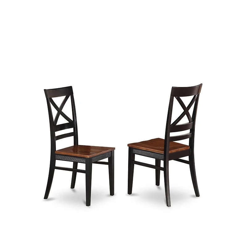 East West Furniture 5 Pc Kitchen Table set-Dining Table and 4 Wooden Kitchen Chairs