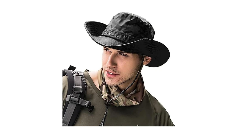Multijoy Sun Hats for Men Women Bucket Hat Upf 50+ Boonie Foldable Uv Protection Hiking Beach Fishing Summer Safari