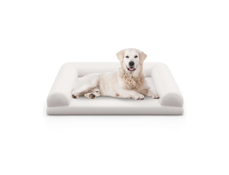 Akiudex Orthopedic Dog Bed with Bolsters and Egg-Crate Foam