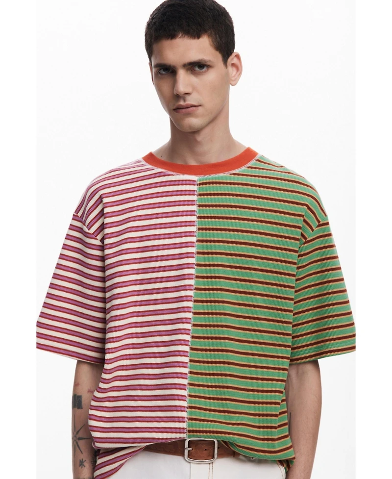 Desigual Men's Striped short-sleeve T-shirt
