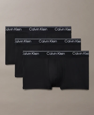 Calvin Klein Men's 3-Pack Low Rise Trunk
