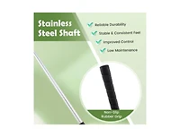 Akiudex Junior Golf Putter for Kids Ages 8-10 with Stainless Shaft, Mallet Head, and Headcover