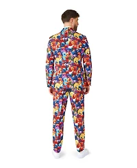 OppoSuits Men's Official Sesame Street Suit - Slim Fit Multicolor