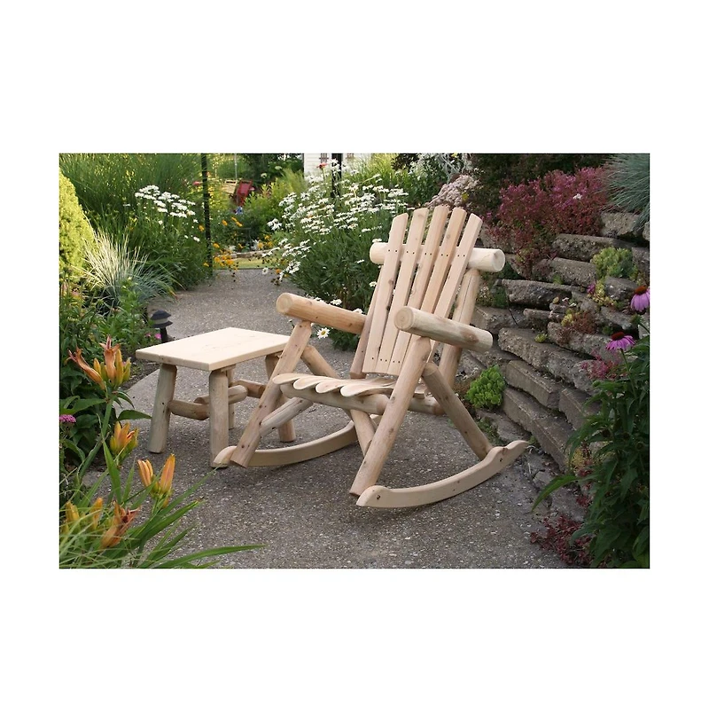 Contoured Comfort Cedar Log Rocking Chair