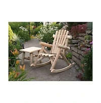 Contoured Comfort Cedar Log Rocking Chair