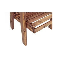 American Furniture Classics Cedar Adirondack Glider W Gliding Ottoman