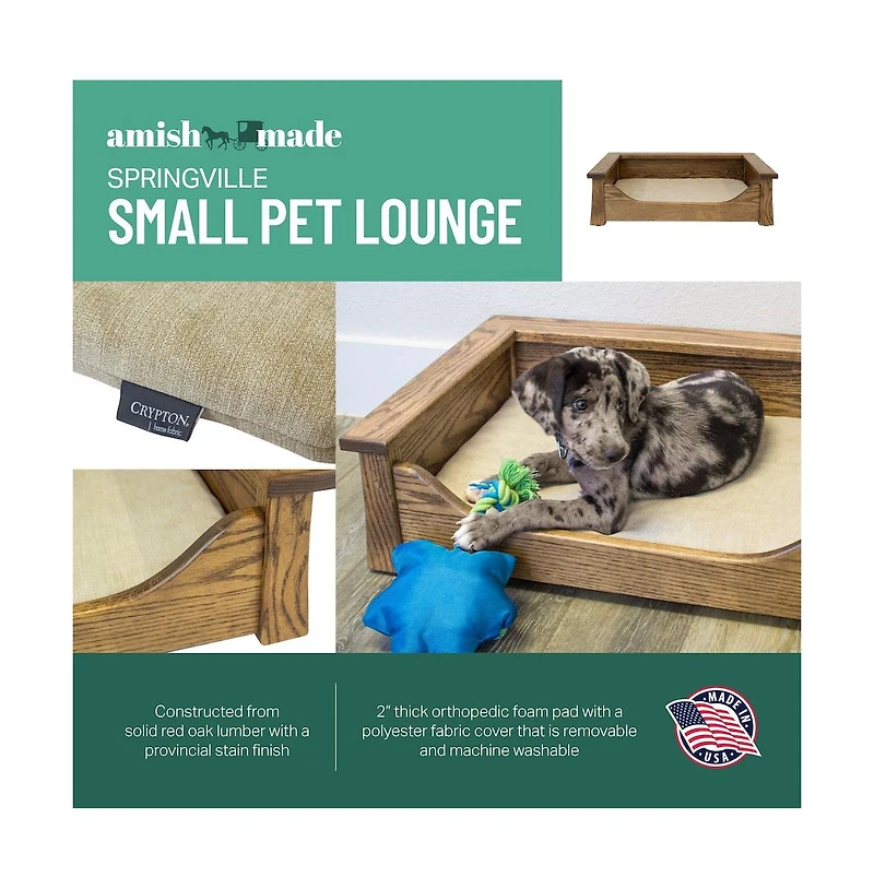American Furniture Classics Springville Small Pet Lounge