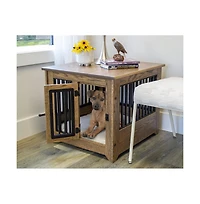 American Furniture Classics Pet Cabinet With Powder Coated Aluminum Grates & Pad