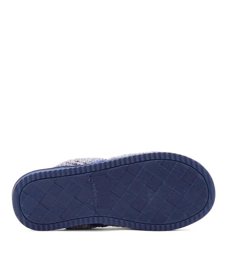 Dearfoams Women's Serena Marled Chenille Scuff Slippers