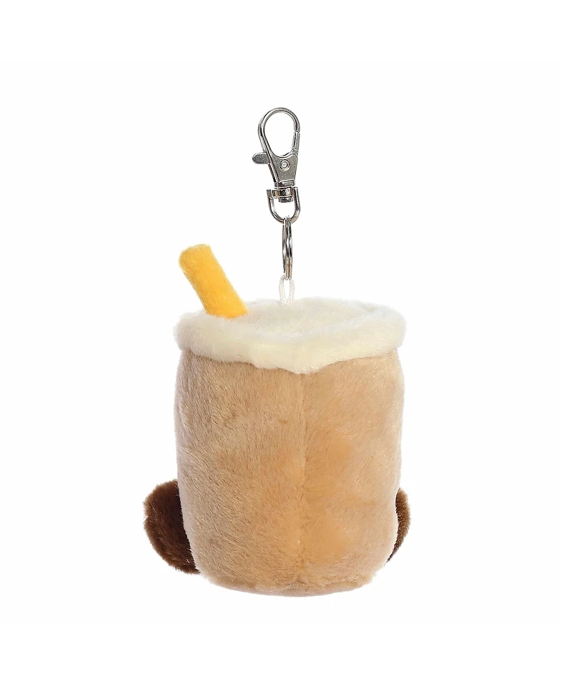 Aurora Mini Milky Tea Boba Palm Pals Adorable Clip-On Brown 4"