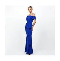 Bariano Blakely Off Shoulder Gown