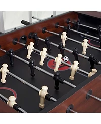 Slickblue Game Time Foosball Table with 4 Soccer Balls for Home or Game Room Fun
