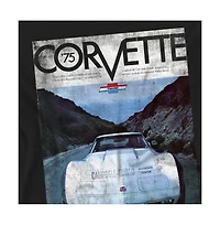 Logovision Men's Chevy Corvette 75 Poster T-Shirt