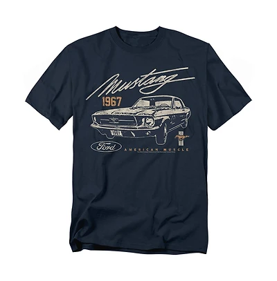 Logovision Men's American Muscle Dark T-Shirt