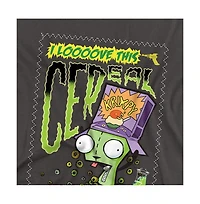 Logovision Men's Invader Zim Gir's Krixpy Cereal T-Shir