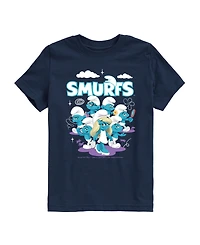Smurfs Big Boys Cloud Graphic T-Shirt