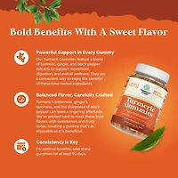 Nature's Craft Turmeric Gummies, Extra Strength Joint Support Gummies with Turmeric Curcumin with Black Pepper Extract and Ginger, Nature's Craft, 120
