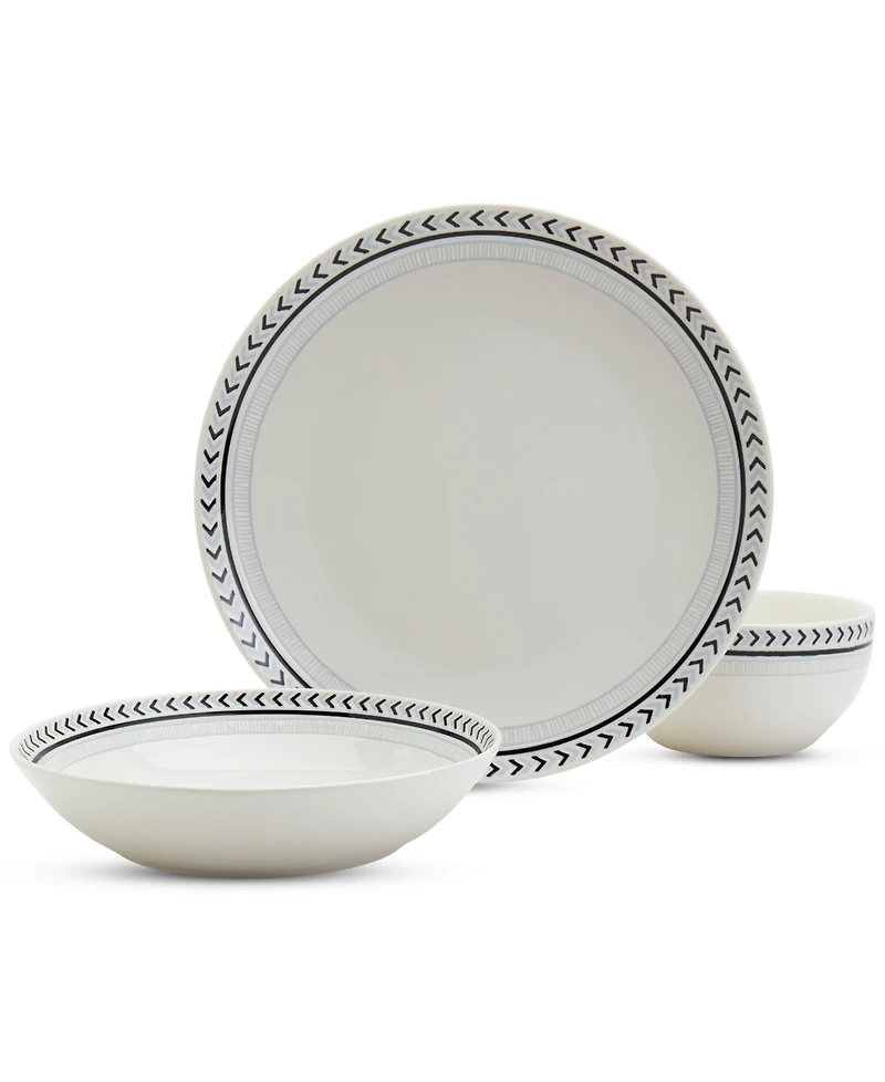Haven Lucca 12 Pc. Dinnerware Set, Service for 4