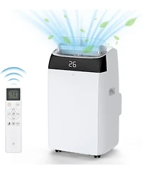 12,000 Btu Portable Air Conditioner - Built-in Dehumidifier & Fan, 3-in-1 Led Display Unit, Remote Control, Ideal for Home, Office, Dorm & Rv
