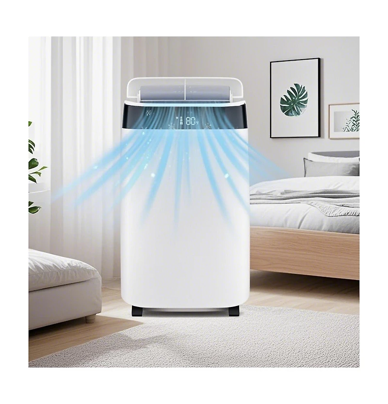 Gaomon 10,000 Btu Portable Air Conditioner - 3-in-1 Cooling, Fan & Dehumidifier, Includes Window Kit, Exhaust Hose, 24H Timer, Cools 450 Sq. Ft